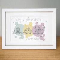 Personalised In The Night Garden Ninky Nonk Framed Print Extra Image 1 Preview